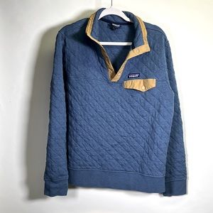 Patagonia cotton quilted pullover